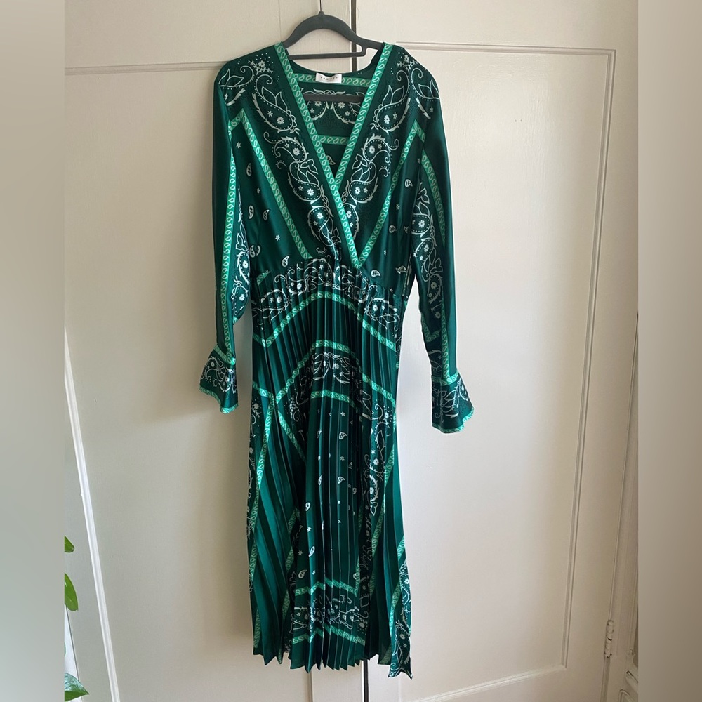 Sandro Paisley Printed Dress